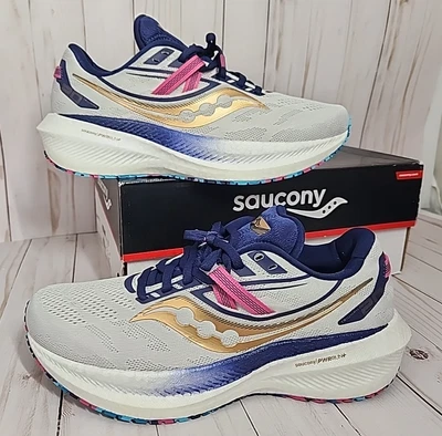 Saucony Women's Triumph 20 Prospect/Glass Running Shoes Size 10 Very Clean - Image 1 of 4