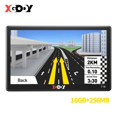 XGODY 7'' Zoll GPS Navi Navigation Navigationsgerät 16GB für Auto LKW PKW Truck - Bild 1 von 4