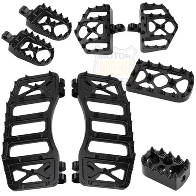 MX Floorboards Pie Clavijas Palanca de cambios Pedal para Touring Softail Street Road Glide Foto 1 de 4