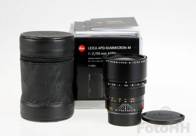 LEICA APO-SUMMICRON-M 90mm f/2 Aspherical LENS LEICA NUMBER : 11884 - Excellent - Image 1 of 4