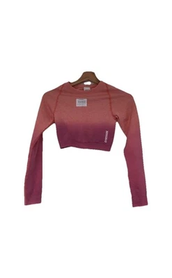 Top Corto Gymshark Mujer Adapt Ombre Sin Costuras Naranja Marca Rosa Talla XS Foto 1 de 4