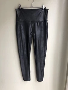 Spanx Faux Leather Leggings Size: L - Picture 1 of 12