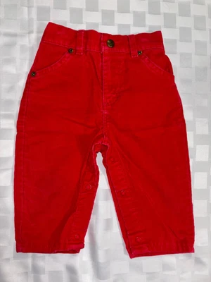 Pantalones de pana rojos vintage Osh Kosh B’gosh Foto 1 de 3