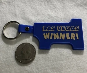 Las Vegas Nevada Winner ! Souvenir Travel Blue Keychain Key Ring #36021 - Picture 1 of 2
