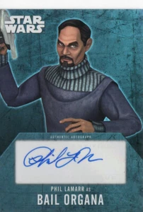 Star Wars Evolution Topps Auto Autograph Phil LaMarr as Bail Organa - Picture 1 of 1