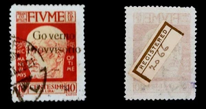 Fiume Stamp 1920 / Gabrielle D'Annunzio - Used - Picture 1 of 2
