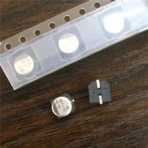 200 un. 47uF 6.3V Sanyo AX 5x6.3mm 6.3V47uF tipo chip SMD de baja impedancia - Imagen 1 de 2