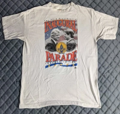 Men's Vintage Bill Clinton 1997 Inauguration Shirt - Size Large Made In USA! - Image 1 of 4