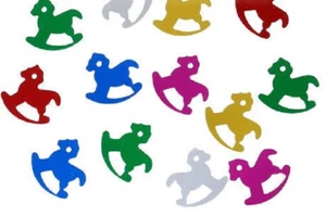 Plastic Sequins Paillettes Rocking Horse 14mm x 14mm 50 Grams Approx 1429 Pieces - Picture 1 of 3