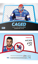 EBEL 2015/16 Caged Miklos Rajna Special Card Playercard Alba Volan Hungary 
