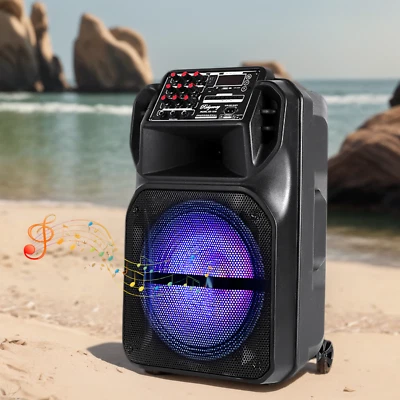 Altavoz Bluetooth Portátil 9000W Subwoofer 12"/15" Bajo Pesado Sonido Estéreo con Micrófono Foto 1 de 4