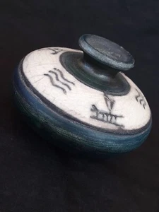 Christopher Matti Modern Raku art pottery vase 5.5 inches  - Picture 1 of 12