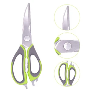 Heavy Duty Kitchen Scissors Sharp Stainless Steel Kitchen Shears Cooking Scissor - Picture 1 of 18