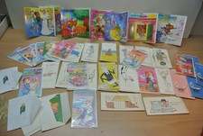 stock biglietti di auguri anni 70 compleanno matrimonio comici, nascite ecc.