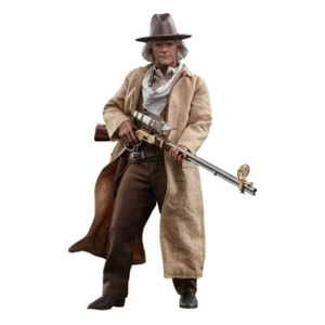 1:6 Hot Toys Regreso al futuro III Figura Movie Masterpiece Doc Brown - Imagen 1 de 6