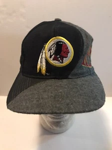 Washington Redskins Snapback Black and Grey Drew Pearson Graffiti 90’s Vintage - Bild 1 von 5