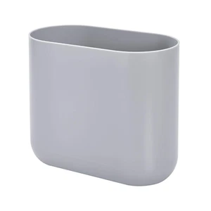 Idesign Cade Oval Slim Trash, Compact Waste Basket Garbage Can for Bathroom, Bed - Picture 1 of 12