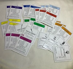 Monopoly Lord Of The Rings Trilogy Edition Replacement Pieces Title Deed Cards - Picture 1 of 5