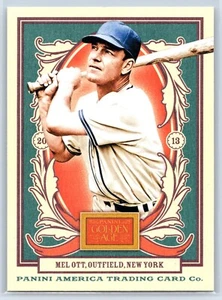 2013 Mel Ott Panini Golden Age #47 Outfield New York Baseball Card - Picture 1 of 2