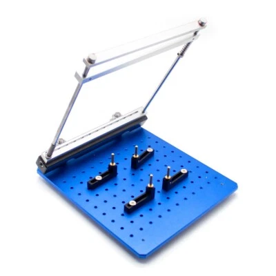 PCB Steel Mesh Solder Paste Printing Table SMT Manual Screen Printing Hand Table - Image 1 of 4