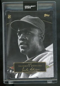 Topps Project 2020 Jackie Robinson by Ben Baller #377 With Box PR Only 5,796! - Picture 1 of 2