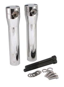 Chrome 6" Handlebar Risers For Harley Springer Forks 41007 - Picture 1 of 2