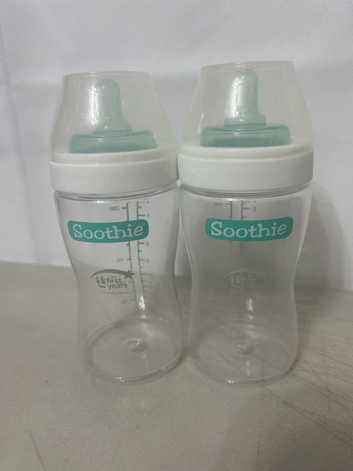 The First Years Soothie Bottles 9 Ounce BAD NIPPLES READ - Image 1 of 4