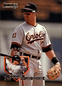 1995 Donruss Baltimore Orioles Baseball Card #41 Leo Gomez