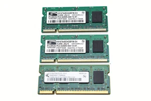 1.5Gb (3x 512Mb) PC2-4200/5400 DDR2-533/667 200pin SO-DIMM memory,ProMOS/Qimonda - Picture 1 of 1
