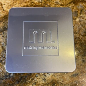 Making Memories Magnetic Rubber Stamp Kit In Metal Storage Box Craft - Picture 1 of 2