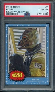 2019 Topps Star Wars Living Set #5 Bossk PSA 10 Gem Mint SP Card 67113786 - Picture 1 of 2