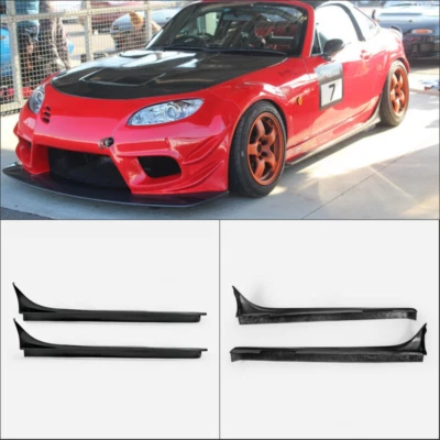 适用于马自达 MX5 NA Roadster FD 风格玻璃纤维侧裙加长调谐套件 — 第 1/4 张图片