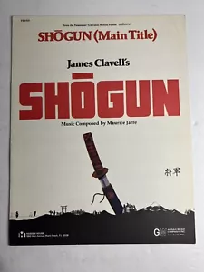 vintage Sheet Music MAIN THEME from SHOGUN by MAURICE JARRE 1980 - Picture 1 of 7