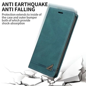 Xiaomi redmi note 13 pro 5G PE Leather Green Color Wallet Case - Picture 1 of 6