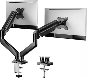 ErGear Dual Monitor Mount up to 32 in Screen Max 22 lbs Each Arm Gas Spring - Picture 1 of 7