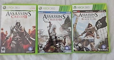 Assassin's Creed II III IV Black Flag GameStop & Walmart Edition Xbox 360 Video  - Image 1 of 4