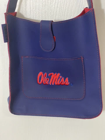 Ole Miss Rebels Alan Stuart New York Purse Tote Bags ~ New With Out Tags Cover