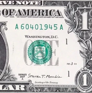 June 4, 1945 : A 60401945 A BIRTHDAY Note $1 One Dollar Bill *UNC* 🎂🎁 - Picture 1 of 3