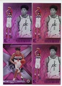 4 Card Lot 2019-20 Chronicles RUI HACHIMURA XR ESSENTIALS PINK RC - Picture 1 of 1