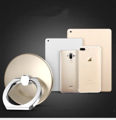 Soporte universal giratorio 360 para teléfono celular forma redonda anillo de dedo soporte simple Foto 1 de 4