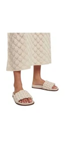 Chloé Kacey braided leather slides Size 39 RRP $1237 - Picture 1 of 7