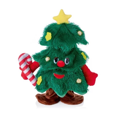 PREMIER Christmas Decoration Dancing Tree 31cm Singing Senior Norbert Rocking MB241672