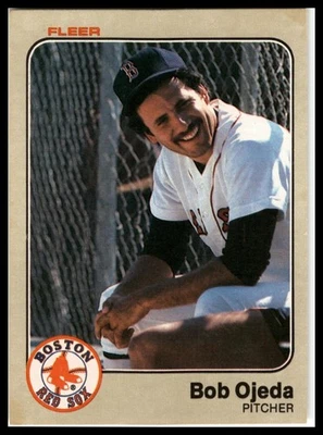1983 Fleer #190 Bob Ojeda - Image 1 of 2