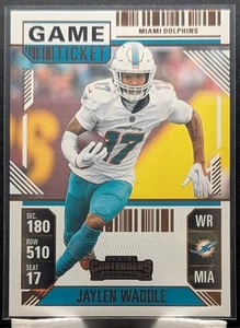 2024 Panini Contenders Game Ticket Bronze #63 Jaylen Waddle NM - Picture 1 of 2