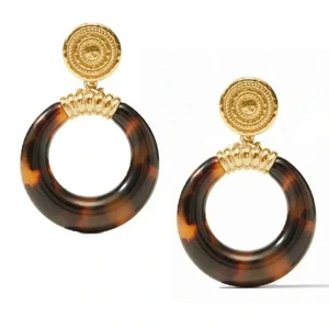 Brand New. $165 Julie Vos earrings brown - Picture 1 of 8