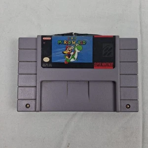 Super Mario Bros Snes Super Nintendo Game Cartridge Only Authentic - Picture 1 of 5
