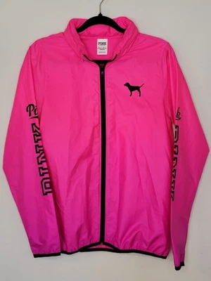 PINK Victorias Secret Ombre Anorak Windbreaker Lightweight Jacket sz XS-S  - Image 1 of 4
