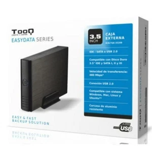 Caja Externa TooQ TQE-3520B HD 3.5" IDE / SATA III USB 2.0 Negro 3,5" - Imagen 1 de 3