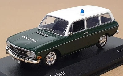 Minichamps 1/43 Scale 400 011390 -1970 Audi 60 Variant Polizei - Green/White - Image 1 of 4