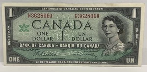 1967 Canada $1 Bill - Beattie/Rasminsky - $1 Auction - H/P 3628060 - Picture 1 of 2